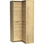MEDIOLAN | šatní skříň M-14 rohová | 84,7x102 cm | natural hikora 177476823