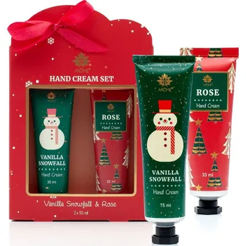 ARÔME Dárková sada krémy na ruce Vanilla Snowfall a Rose - 2 x 30 ml