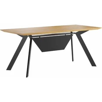 Psací stůl Moderní psací stůl s krytem pod deskou Simple Active 180x80cm - Černá , NE , 180x80 cm