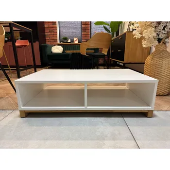 Konferenční stolek Konferenční stolek do obývacího pokoje, bílý