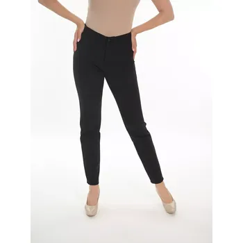 Dámské kalhoty PARAMI LIVIA dámské kalhoty černé úzké s pukem