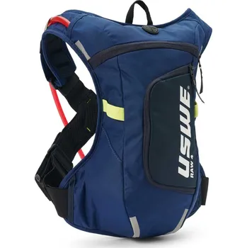 Zavazadlo na motocykl Batoh enduro raw 4, uswe - švédsko (factory modrá, objem 4l, hydrobag 3l)