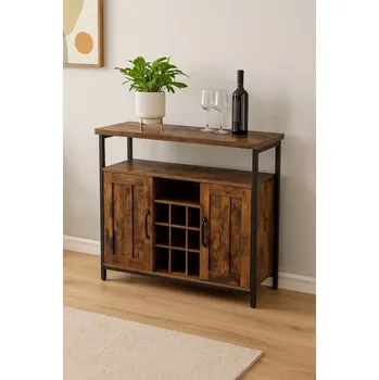 Knihovna VASAGLE Kuchyňská skříňka LSC094B01, 100 × 35 × 81,4 cm