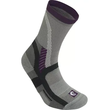 Dámské ponožky Dámské ponožky Lorpen T3 Light Hiker ECO GREY/PLUM 34-37 EU