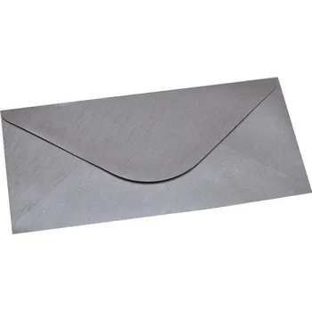 Obálka dárkové obálky DL (10 ks) - stříbrná