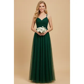 Dámské šaty EVER PRETTY Družičkovské Šaty VIENNA tmavě zelené Barva: Zelená, Velikost: 34