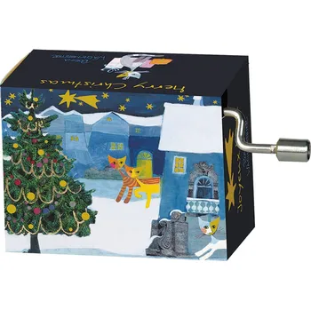 Hudební nástroj pro děti Hrací skříňka píseň Rolničky, rolničky čísla: 1