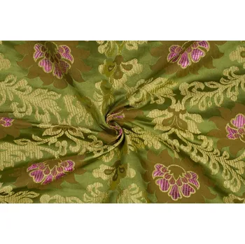 Brokát rokoko, olivově zelený II. jakost, sartor.cz
