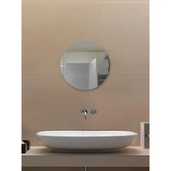 Zrcadlo Kulaté zrcadlo PURE RONDE 35 CM o síle 4mm s leštěnou hranou - včetně závěsů