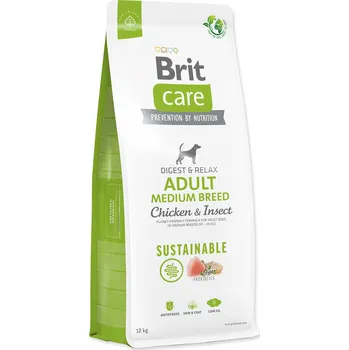 Krmivo pro psa BRIT Care Dog Sustainable Adult Medium Breed 12kg + Dárek k objednávce Varianta granulí: 2x 12 kg + Dáreček k objednávce