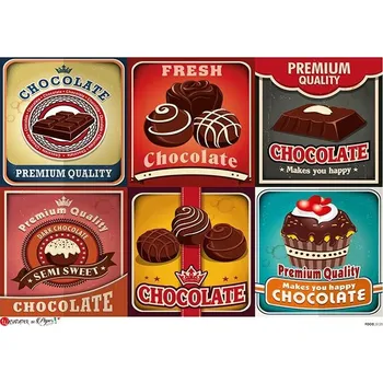 Umělecký papír Rýžový papír na decoupage - A4- Jídlo (Food) 0123