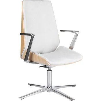 Kancelářské křeslo v čokoládově hnědé barvě