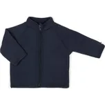 Cardigan z merino vlny pro děti modrý navy Smallstuff Velikost: 80/86