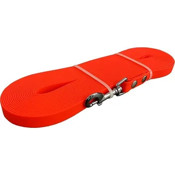 Vodítko pro psa Bafpet Stopovací vodítko Polytrace - Oranžová, 20mm × 10m 13007