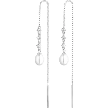 Náušnice GAURA PEARLS SK24224E-W