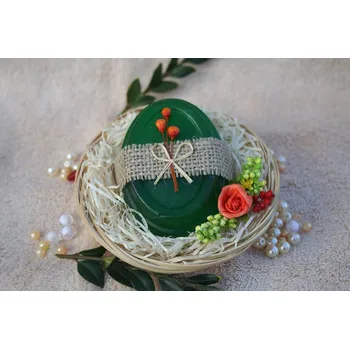 Mýdlo Dárkový košík s 1 glycerinovým mýdlem - vůně mořská řasa