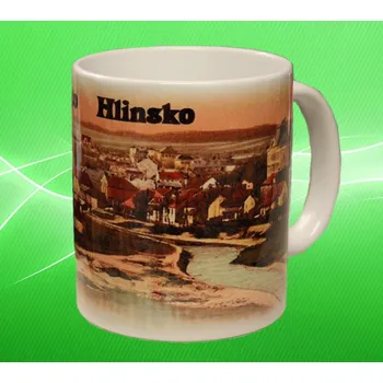 hrnek s Městem Hlinsko 150 ml (hrneček s Městem hradem nebo zámkem)