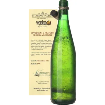 Víno Archivní víno 1989 Château Valtice Rulandské bílé / Pinot Blanc 0,75 l