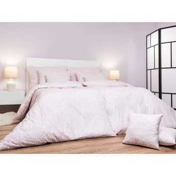 Povlečení DADKA VRACOV Povlečení bavlna Max pudrový 140x220, 70x90 cm