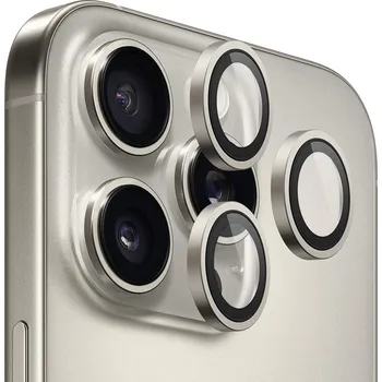 Blueo 99 antireflexní sklo na objektiv iPhone 15 Pro Max 16 Pro Max přírodní titan