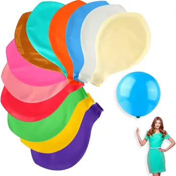 Balónek MXM Obří nafukovací balónek – 45 cm, 10 ks, náhodné barvy
