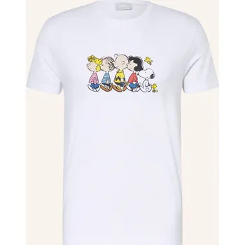 Pánské tričko Mey Pánská Spací Košile Série Mey × Peanuts, bílá, 56