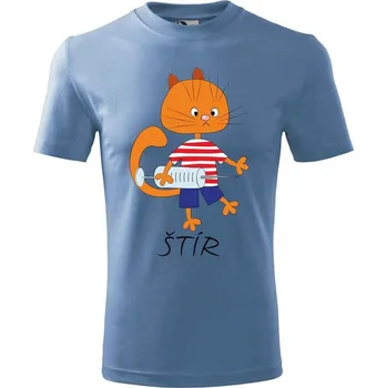 Chlapecké tričko DOBRÝ TRIKO Dětské tričko Zvěrokruh kočka Štír Velikost: 158/12 let, Barva: Azurově modrá