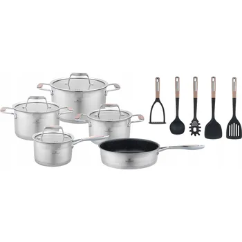 Hrnec RoyalCook Elite 16 – Luxusní sada nerezového nádobí 16 dílů pro náročné