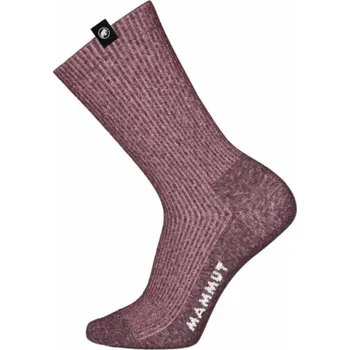 Pánské ponožky Mammut Mammut Hiking Full Cushion Crew Socks Barva - Velikost: Vínová - 39-41