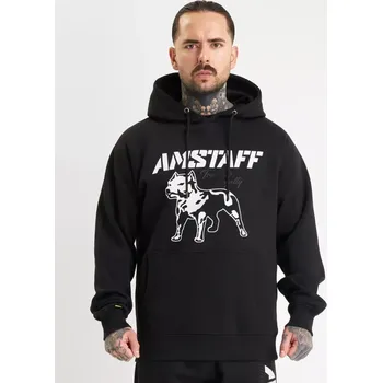 Pánská mikina Amstaff Mikina Logo 2.0 Hoody Black/White