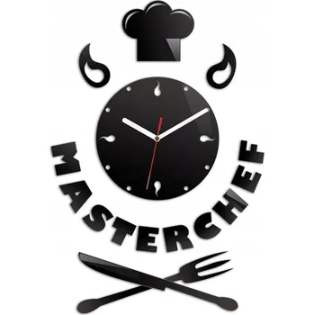 Hodiny Nástěnné hodiny ModernClock černé 37 cm