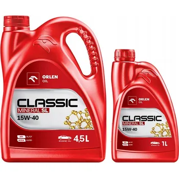 Motorový olej Motorový olej PLATINUM CLASSIC MINERAL 15W40 4,5L