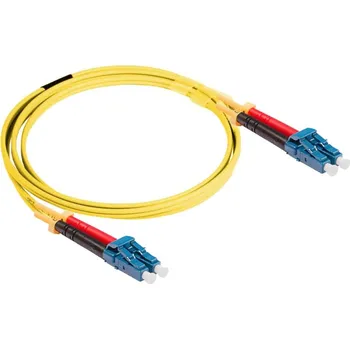 Síťový kabel Optický patch kabel LC-LC 9/125 OS2, G657A1, duplex, LSZH, 2m
