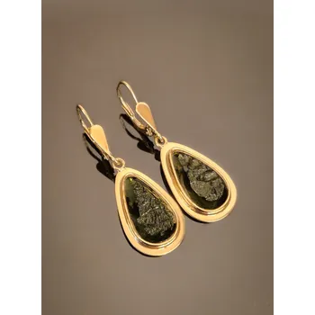 Náušnice Luxusní zlaté náušnice kapky 20 0046