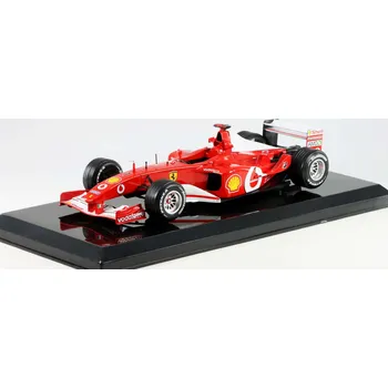 autíčko Ferrari F2002 M. Schumacher #1 2002 1:24 - Altaya časopis s modelem Ferrari F2002 - kovový model