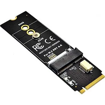 Kabel do PC Sintech Electronic Sintech M.2 M-Key M.2 Key E Module,NGFF WiFi Card na M.2 Key M Adapter Card kompatibilní s Intel 7260,8260,9260