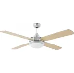 Velký stropní ventilátor ICARIA s osvětlením HLINÍK, ŠEDÁ / JAVOR 214961400