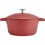 MasterClass Kastrol z litého hliníku, červená, 20 cm