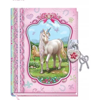 Diář Zamykací deník 2 Jednorožci Pecoware