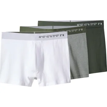 Boxerky esmara Men Pánské boxerky, 3 kusy (zelená/bílá, 7/XL)