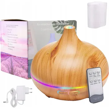 Zvlhčovač vzduchu ZVLHČOVAČ VZDUCHU 500ML ULTRAZVUKOVÝ ZVLHČOVAČ VZDUCHU S DÁLKOVÝM OVLÁDÁNÍM