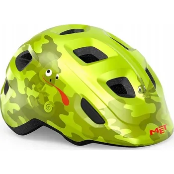 Cyklistická přilba Dětská cyklistická helma MET Hooray lime chameleon glossy 52-55 cm (S)