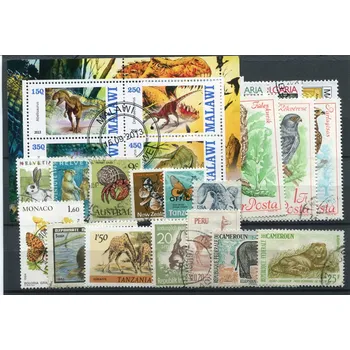 Poštovní známka TGW.cz Sestava známek - FAUNA 25 ks