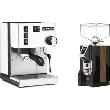 Kávovar Rancilio Silvia E, white + Eureka Mignon Specialita, WD black,…