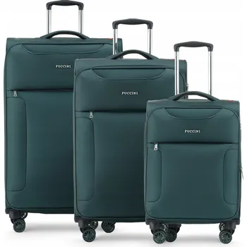 PUCCINI Sada CESTOVNÍCH KUFRŮ Měkké Kufry na Kolečkách 3v1 EM50950-5