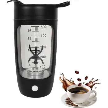 Elektrický shaker na protein 600 ml USB – přenosný, nepropustný