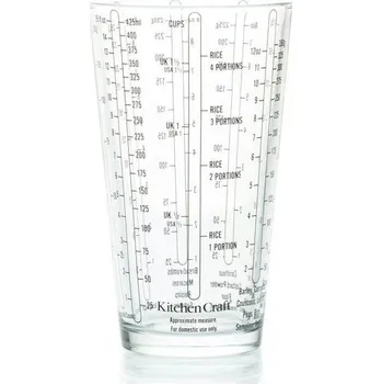 KitchenCraft Skleněná odměrka, do 425 ml