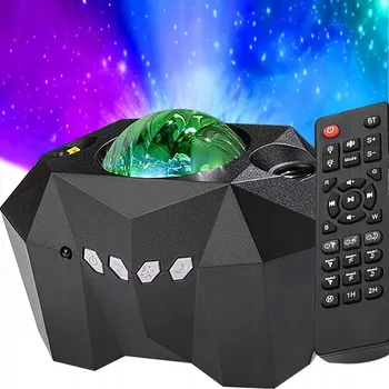 Dětské svítidlo Noční lampa PROJEKTOR NOČNÍ OBLOHY LED projektor oblohy Bluetooth reproduktor s dálkovým ovládáním