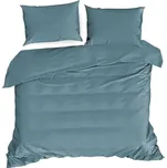 Saténové povlečení 160x200 petrolejově tyrkysově zelené jednobarevné Nova 3 Eurofirany 225479014