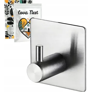 Věšák Stříbrný Háček bez vrtání Lova Nest